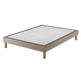 Sommier Tapissier Cirse Deco Taupe - 160x200 cm