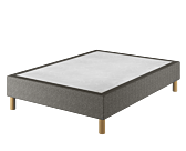 Sommier Tapissier Cronos Gris - 140x190 cm