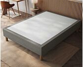 Sommier Tapissier Cronos Gris - 140x200 cm