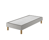 Sommier Tapissier Calla Deco Ashgrey - 90x190 cm