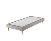 Sommier Tapissier Cirse Deco Ashgrey - 90x200 cm