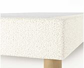 Sommier Tapissier Cirse Deco Boucle Blanc - 140x190 cm