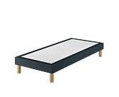 Sommier Tapissier Cirse Deco Bleu - 120x200 cm