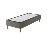 Sommier Tapissier Cronos Gris - 80x200 cm