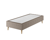 Sommier Tapissier Cronos Taupe - 80x200 cm