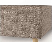 Sommier Tapissier Cronos Taupe - 90x190 cm