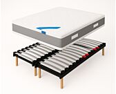 Matelas mousse HR sommier flex max fixe 