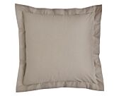 Taie d'oreiller Coton Vison - 63x63 cm