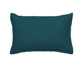 Taie d'oreiller Coton Pétrole - 50x70 cm