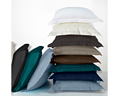 Taie d'oreiller Coton Zinc - 50x70 cm