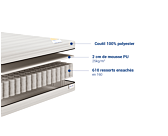 Matelas Adam - 140x190 cm