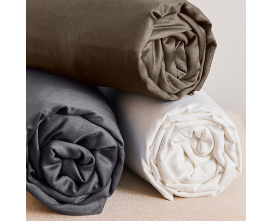 Drap Housse Coton Lavé Bonnet 30 Cm - SOMEO Blanc 90x190 Celeste 3699503 Drap Housse Coton Lavé Bonnet 30 Cm - SOMEO Blanc 90x190 Celeste 3699503