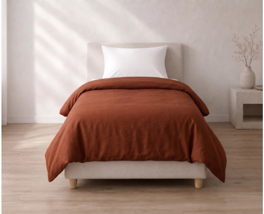 Housse de couette percale Henna - 140X200 cm