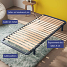Sommier 20 lattes - 80x200 cm
