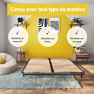 Sommier 20 lattes - 120x190 cm