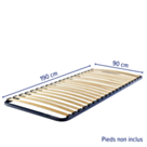 Sommier 20 lattes - 90x190 cm