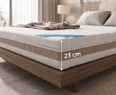 Matelas à mémoire de forme / ressorts ensachés 