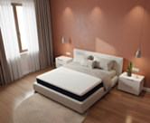 Vue du haut ambiance Matelas Eloa 140x200