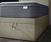 Lit Coffre Cassia Beige - 140x200 cm