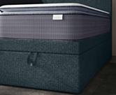 Lit Coffre Cassia Bleu - 160x200 cm