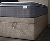 Lit Coffre Cassia Taupe - 180x200 cm