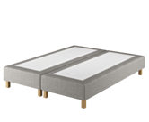 Boxspring Coventry Merlot Gris - 160x200 cm
