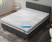 Boxspring Dayton Cabernet Noir - 90x200 cm