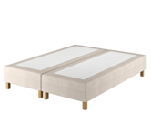Boxspring Dayton Merlot Ecru - 90x190 cm