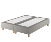Boxspring Dayton Merlot Gris - 140x190 cm