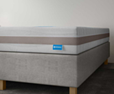 Boxspring Dayton Merlot Gris - 200x200 cm