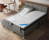 Boxspring Eton Electrique Cabernet Anthracite - 160x200 cm