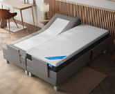 Boxspring Eton Electrique Cabernet Anthracite - 140x190 cm