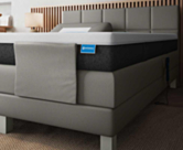 Boxspring Eton Electrique Cabernet Anthracite - 140x200 cm