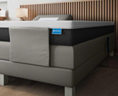Boxspring Eton Electrique Cabernet Anthracite - 140x190 cm