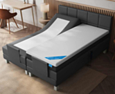 Boxspring Eton Electrique Cabernet Noir - 90x200 cm