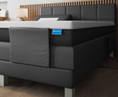Boxspring Eton Electrique Cabernet Noir - 140x190 cm