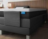 Boxspring Eton Electrique Cabernet Noir - 140x190 cm