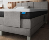 Boxspring Eton Electrique Merlot Gris - 140x190 cm