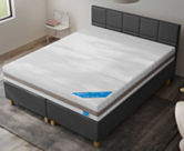 Boxspring Forbes Cabernet Noir - 140x190 cm