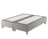 Boxspring Forbes Merlot Gris - 90x200 cm