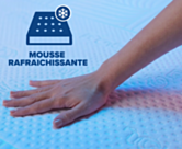 Matelas à mousse rafraichissante 