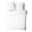 Taie d'oreiller satin Blanc - 50x70 cm
