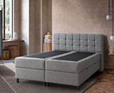 Lit Coffre Omega Gris - 140x200 cm