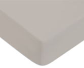 Drap-housse Percale Gris Clair Bonnet 35 - 140x200 cm