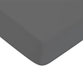 Drap-housse Percale Gris Foncé Bonnet 35 - 140x200 cm