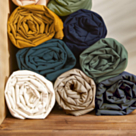 Drap-housse Coton Kaki Bonnet 30 - 140x200 cm