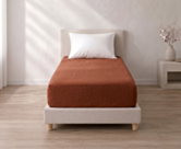 Ambiance drap-housse Percale Henna Bonnet 35 - 80X200 cm