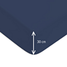 Drap-housse Coton Bleu Bonnet 30 - 140x200 cm
