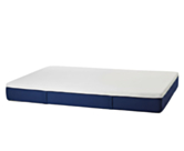 Matelas Eloa 140x200 cm ferme mousse mémoire de forme fond blanc packshot