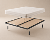 Ensemble Matelas Ligo / Sommier 20 lattes - 140x200 cm 